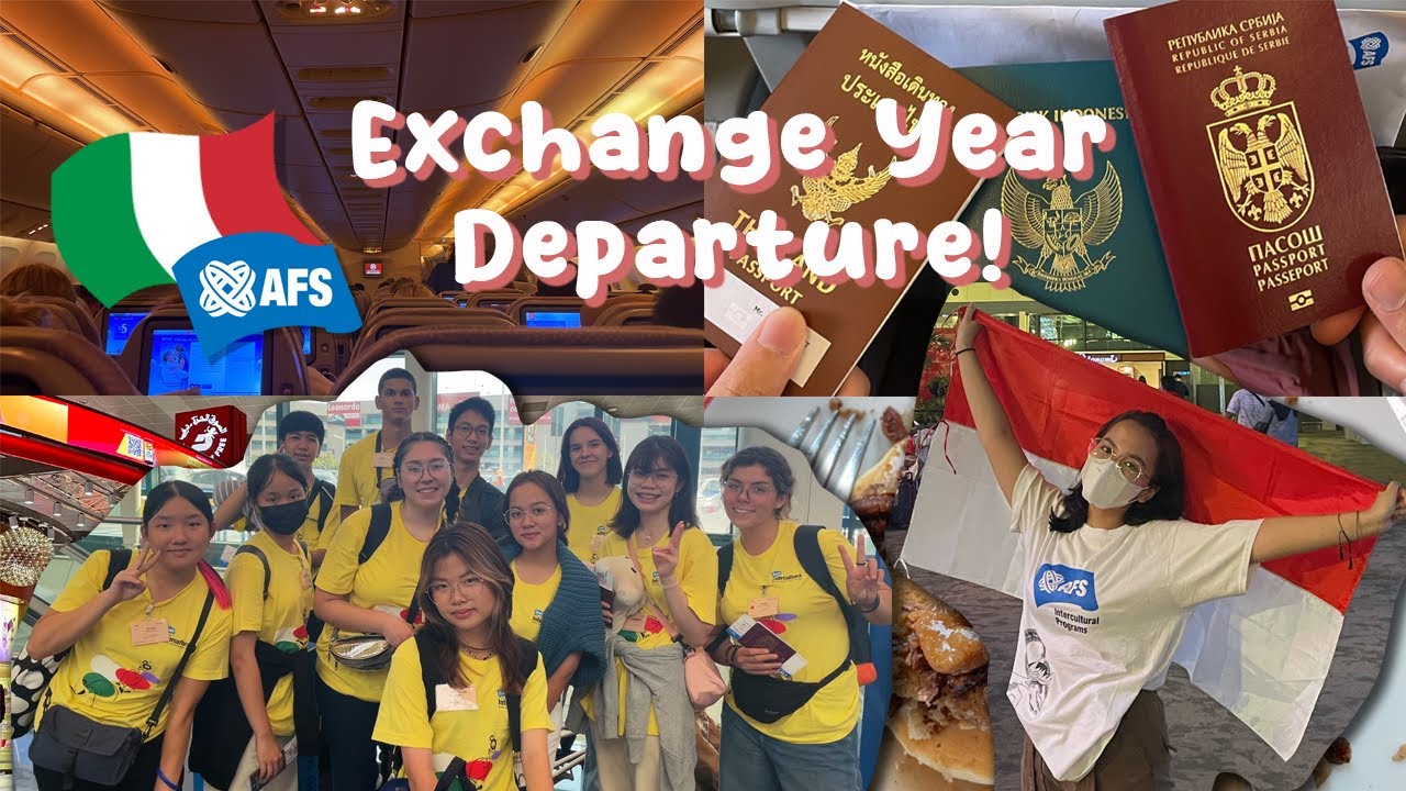 Student Exchange Departure | AFS Indonesia to Italy '22/23 🇮🇹