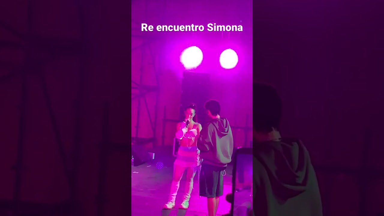 Encuentro SIMONA! Ángela Torres y Agustín Casanova cantaron juntos en vivo en Uruguay #BlinkSound