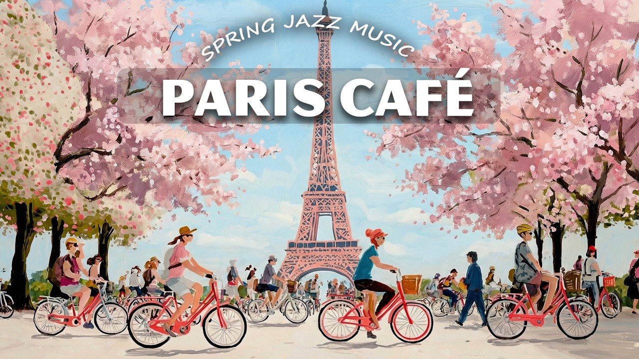 𝐏𝐚𝐫𝐢𝐬 𝐂𝐲𝐜𝐥𝐢𝐧𝐠 🚲 French Instrumental Music Playlist | Uplifting Jazz Tunes