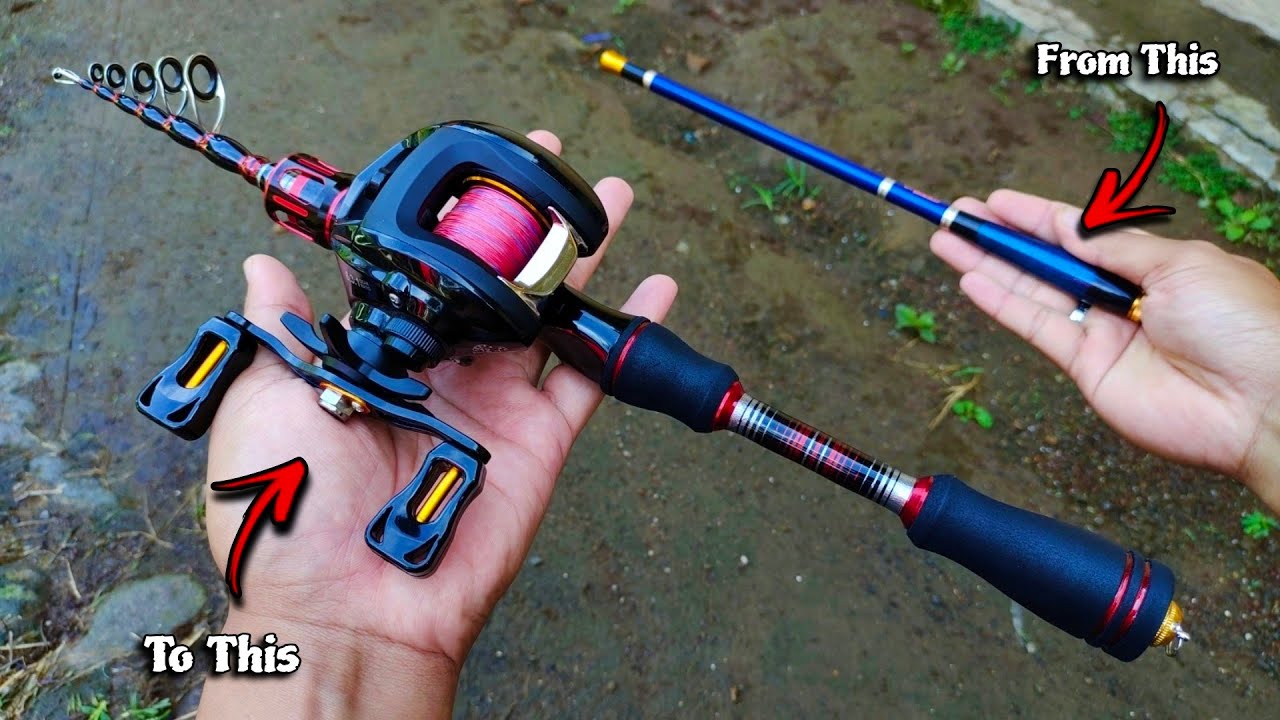 Membuat Joran BC Teleskopik dari Joran Tegek - CUSTOM ROD