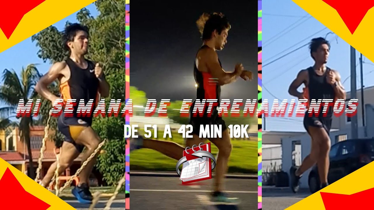 🟥 El SECRETO 🚀 MI Semana de ENTRENAMIENTO para CORRER 10KM (PASÉ DE 51 MIN A 42 MIN) 🥇