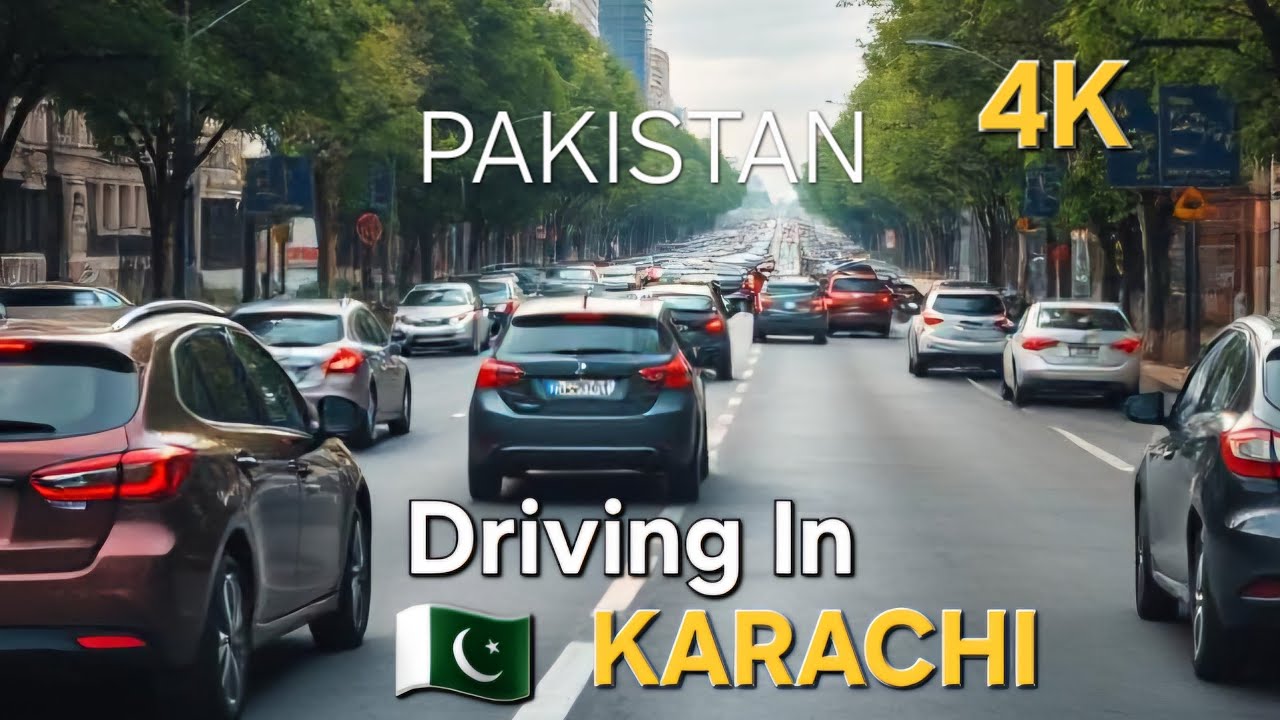 DHA Karachi Driving Tour 4K - Pakistan Largest City POV Street View 