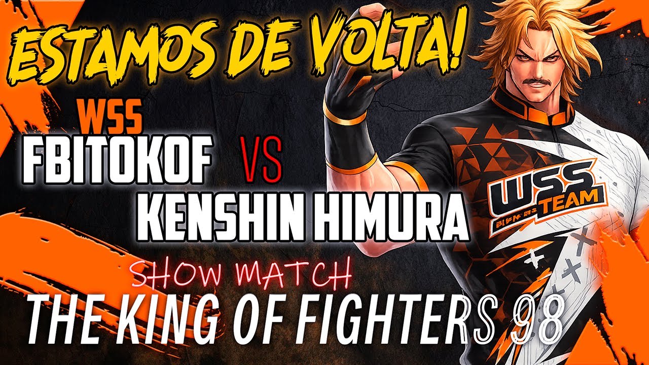 WSS FBITOKOF 🆚 KENSHIN HIMURA | ALEMÃOCT 🆚 MIUDINHO !PIX !INSTA #kof98 #retrogamer #kof2002