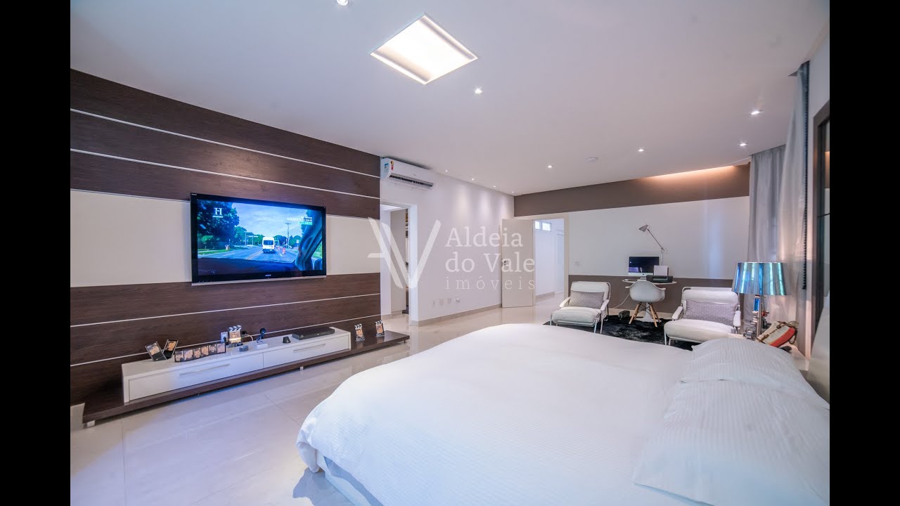 ALDEIA DO VALE – LINDÍSSIMO SOBRADO ESTILO AMERICANO COM 4 SUÍTES E BEM EQUIPADO.