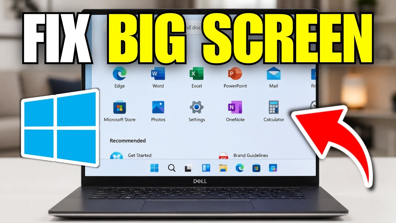 How To Fix Windows Display Size Too Big (Quick Guide)