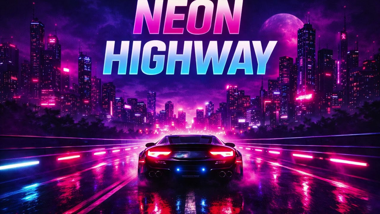 🔥 NEON HIGHWAY ⚡ | Retro Synthwave Night Drive | Epic AI Electronic Music | NeonPulse Music