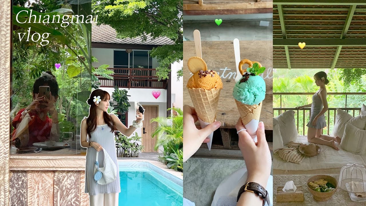🇹🇭치앙마이에서 행복했던 4일..♥ | 핫플•맛집•포토존 뿌셔❤️‍🔥 | 🏩1박 4만원 숙소추천 ✷ 🎨반캉왓, 올드타운, 코코넛마켓, 라야헤리티지, 야시장