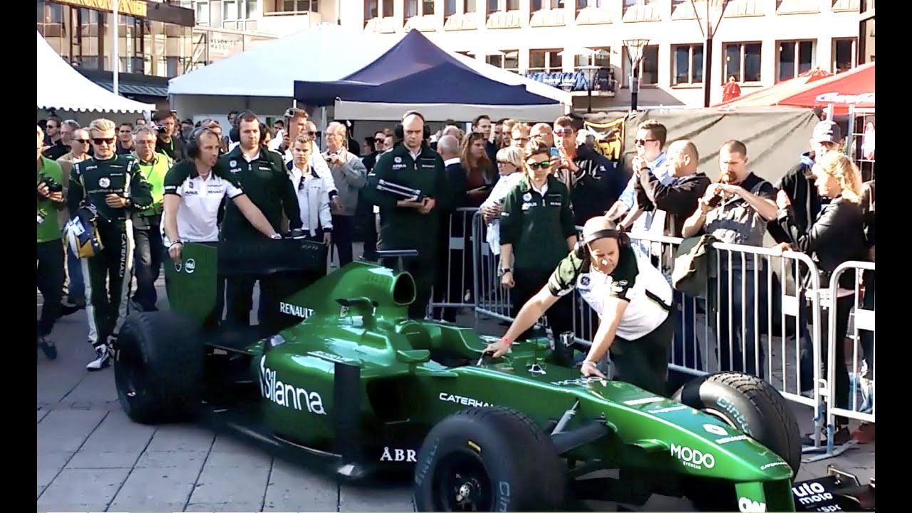 Marcus Ericsson & Caterham F1 in Örebro, Sweden, 2014