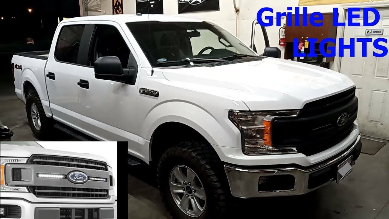 2020 Ford F150 Grille LED lights and Front view camera