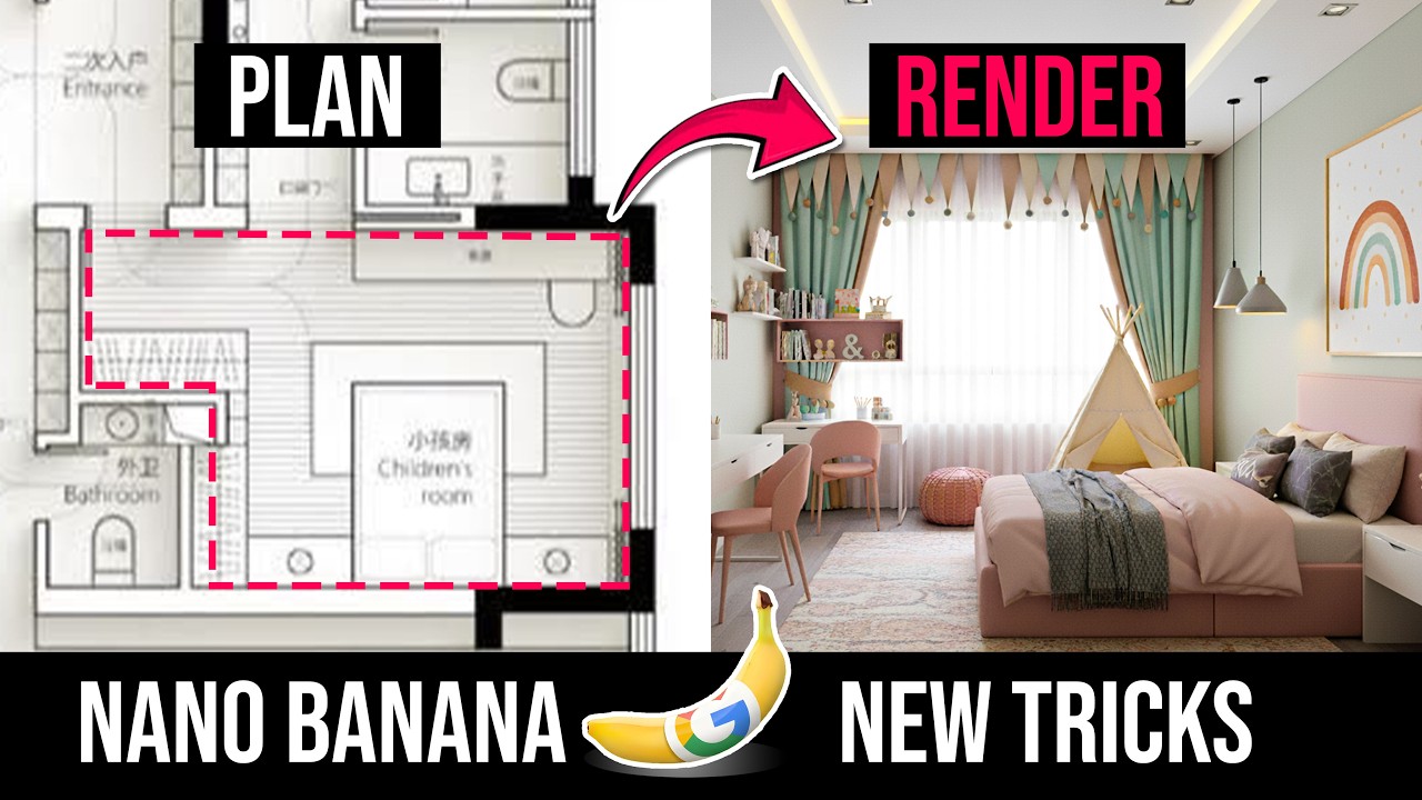 ONLY 1% of ARCHITECTS Know these Nano Banana SECRETS | Step-By-Step Walkthrough 🔥