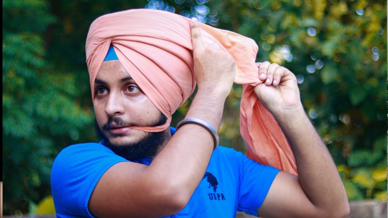 how to tie semi patiala shahi turban,ਸੈਮੀ ਪਟਿਆਲਾ ਸ਼ਾਹੀ ਪੱਗ,semi patiala shahi pagg,turban king
