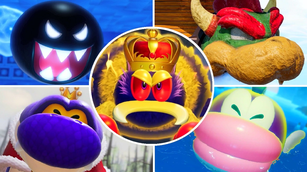 Mario Tennis Fever - All Bosses