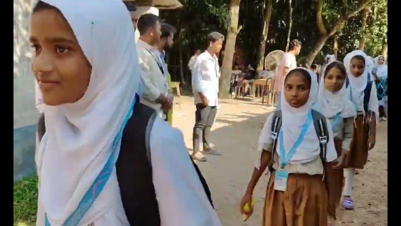 The first entrance examination of Bangarup Shiksha Niketan school