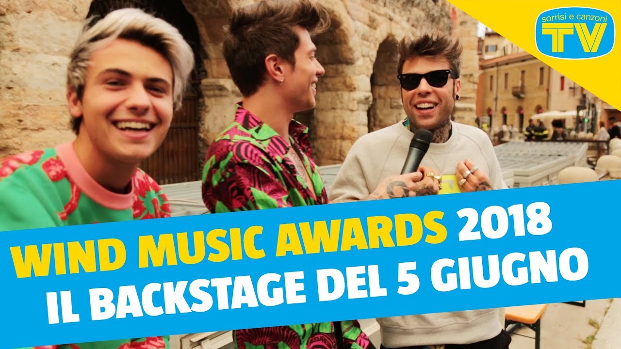 Wind Music Awards 2018 - Backstage 5 giugno
