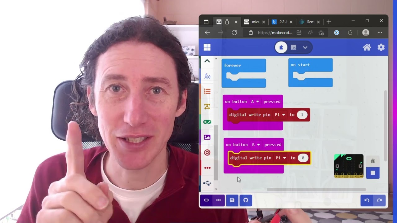 Microbit MakeCode: sensor:bit and controlling a Fan