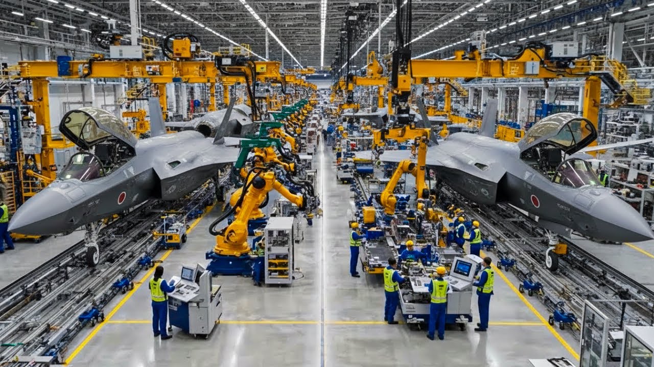 日本の「F-35ステルス戦闘機」はこうして作られる：巨大工場の裏側と製造工程の全貌