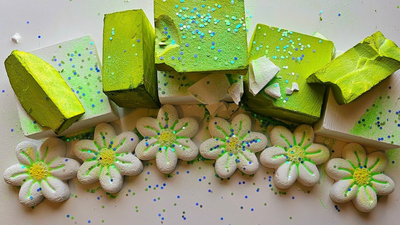 Dyed & PJ Dekompress Gym Chalk w Reforms  ♡ Crispy Crunchy Soft ♡ Oddly Satisfying ♡ ASMR