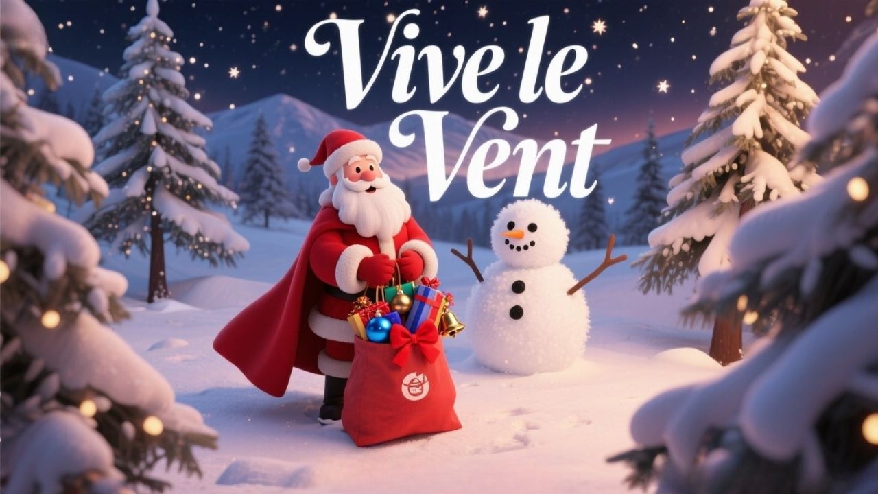 Vive le Vent 🎄| Chanson de Noël Enfant ⛄