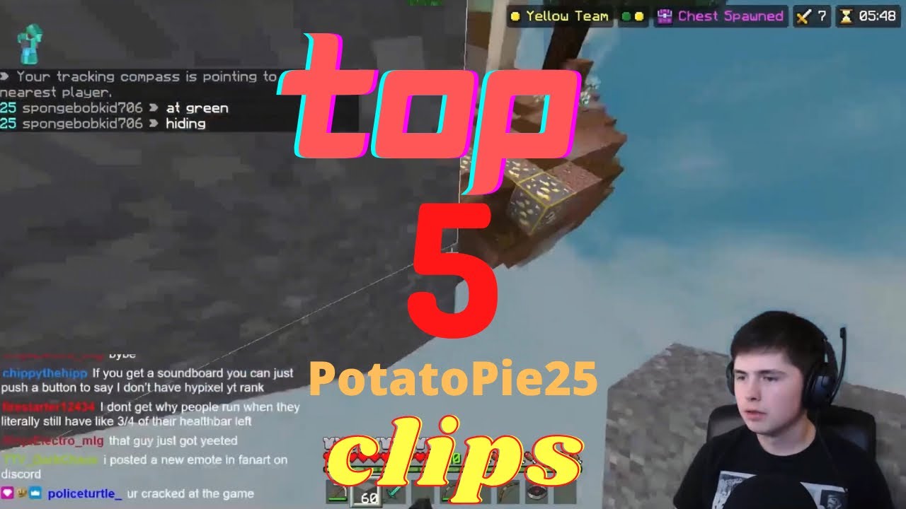 Top 5 PotatoPie25 Twitch Clips!