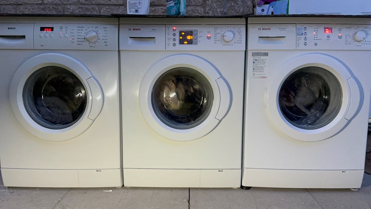 WASH RACE | Bosch waes 2006/2008/2011 Mixed load  full cycle