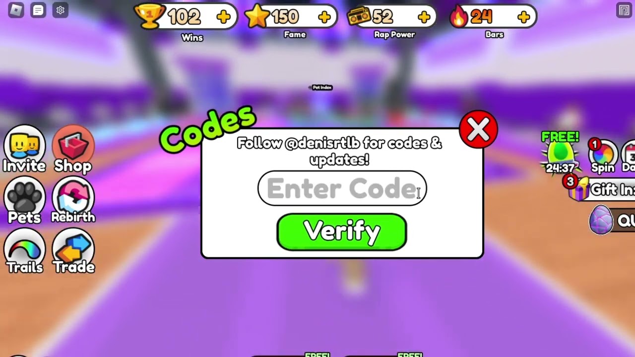 Rap Battle Simulator *VALID* CODE ||2023||&bull;Roblox Codes&bull;||&bull;Sshiny Shxdow&bull;