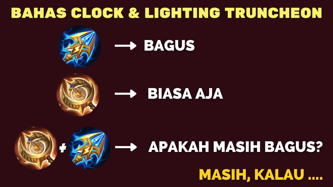 APAKAH CLOCK OF DESTINY DAN LIGHTING TRUNCHEON MASIH BISA DI GABUNG, APAKAH MASIH BAGUS COD LIGHTING