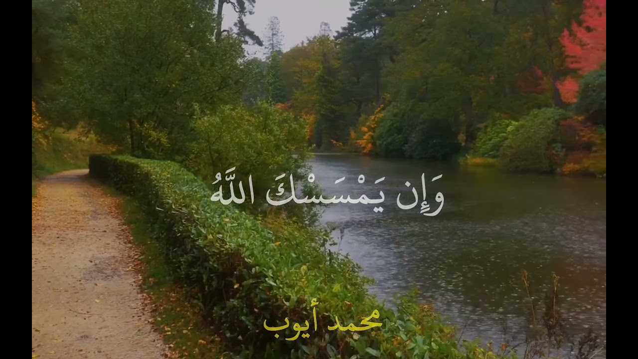 قُلْ إِنِّي أَخَافُ إِنْ عَصَيْتُ رَبِّي عَذَابَ يَوْمٍ عَظِيمٍ} [الأنعام : 15]  القارئ محمد ايوب 