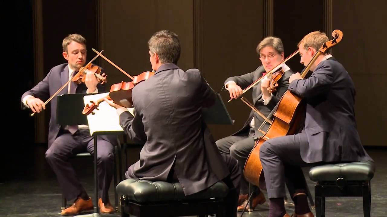 Escher String Quartet plays Mozart K. 421 in D Minor