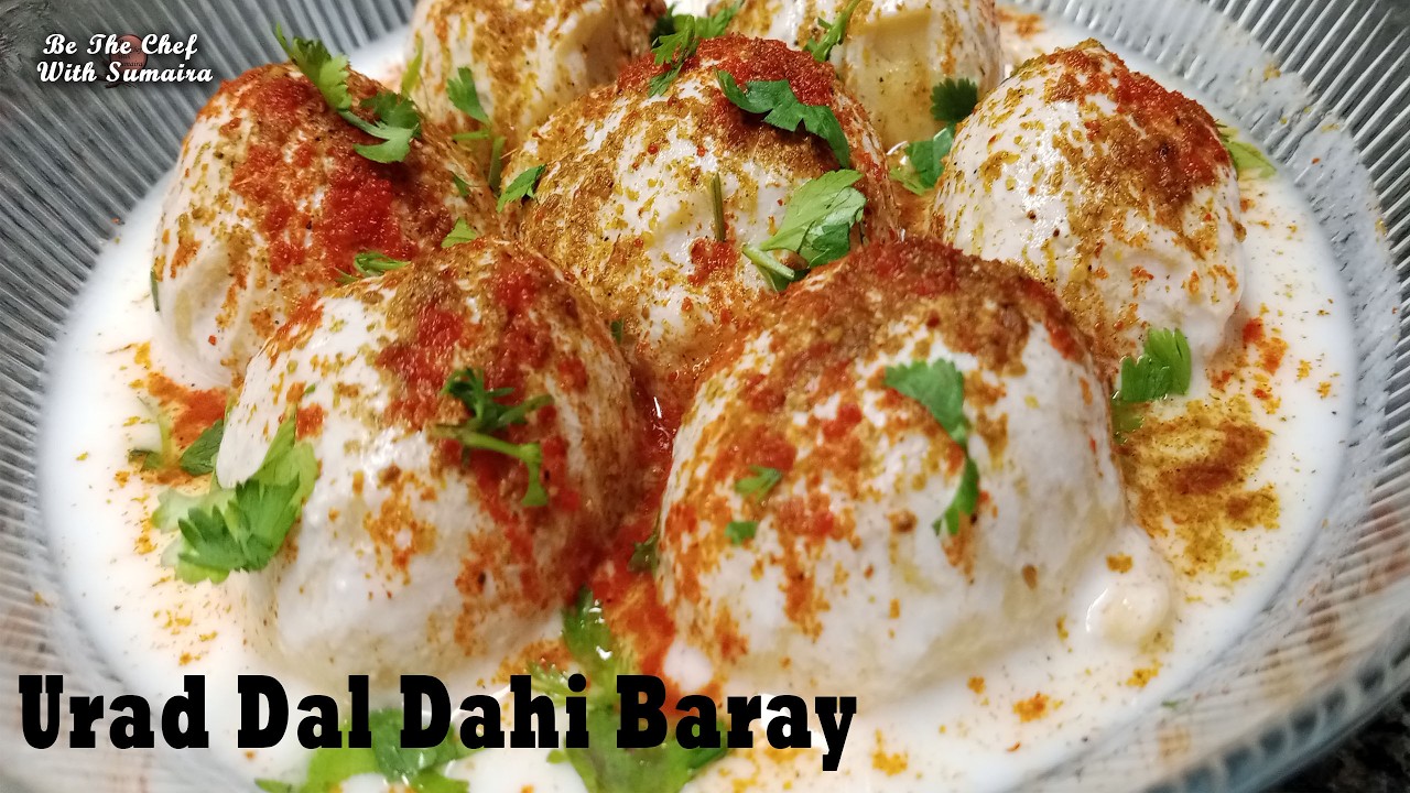 Soft Mash Dal Dahi Bada Recipe | Urad Dal Dahi Bhalla