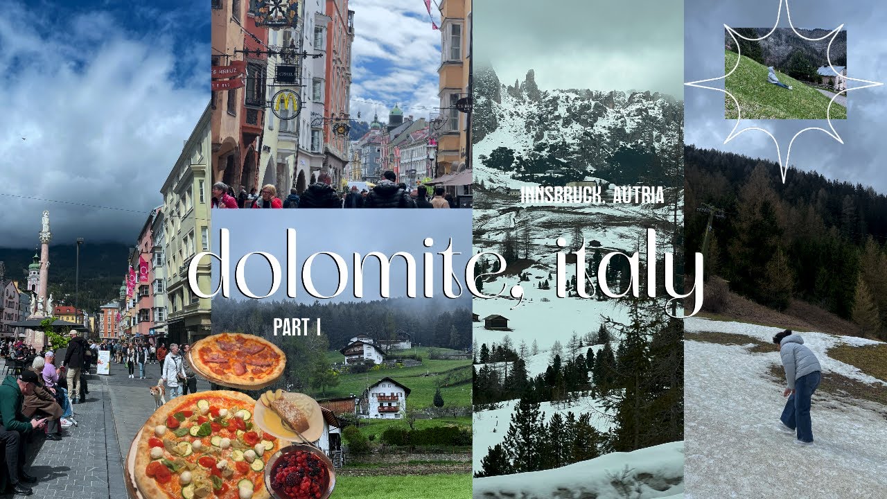 dolomite vlog - italy - ep 1 // view, views & views also little bit of innsbruck