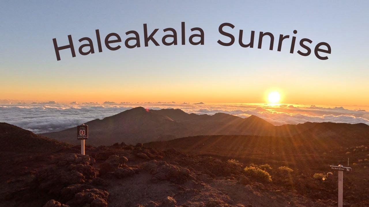 Haleakala Sunrise 10,000 feet above sea level