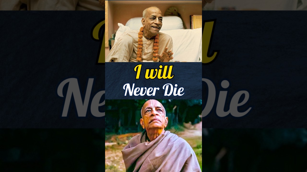 I will Never Die | Srila Prabhupada | 48th Holy Disappearance Day #srilaprabhupada #iskcon