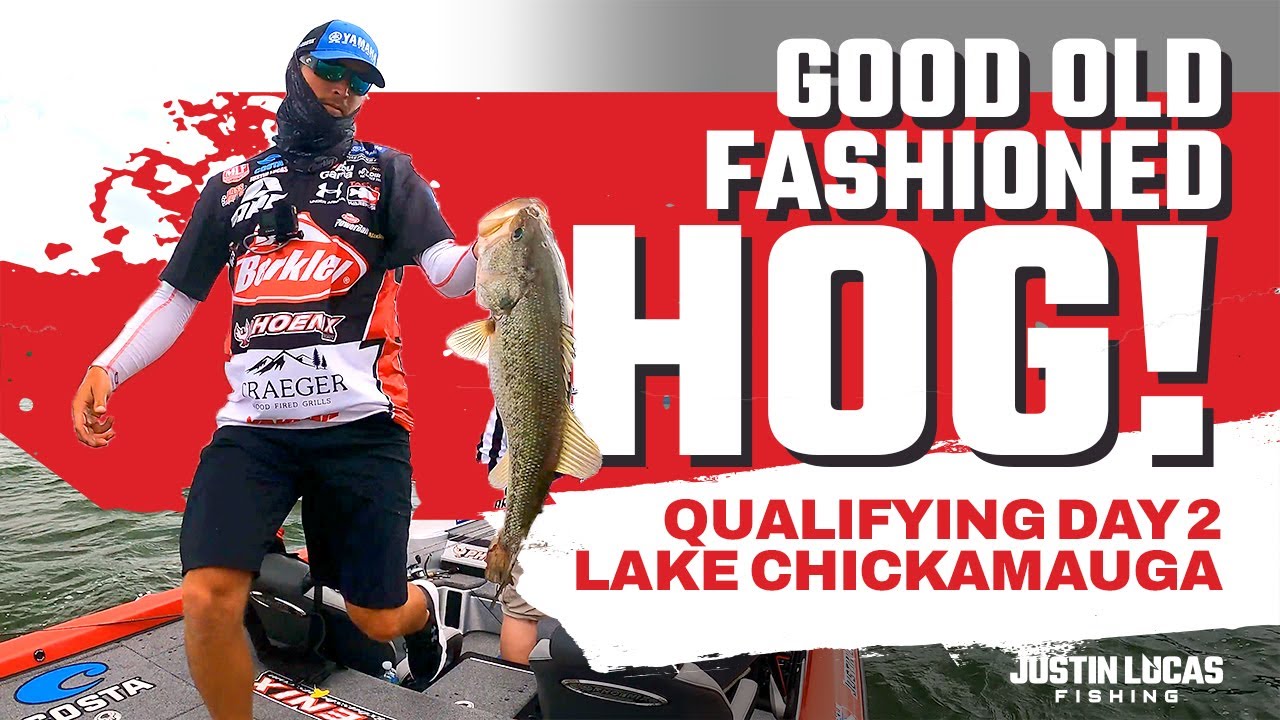 Поймал крупную рыбу на турнире MLF Bass Pro Tour на озере Чикамауга!