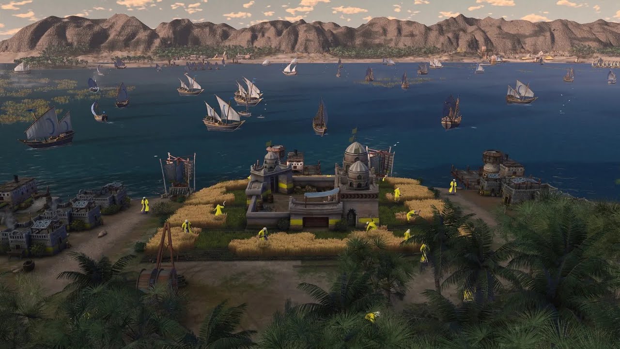 Age of Empires IV Gameplay Sultans Ascend Campaign | Raiders Of The Red Sea (Hard Difficulty)