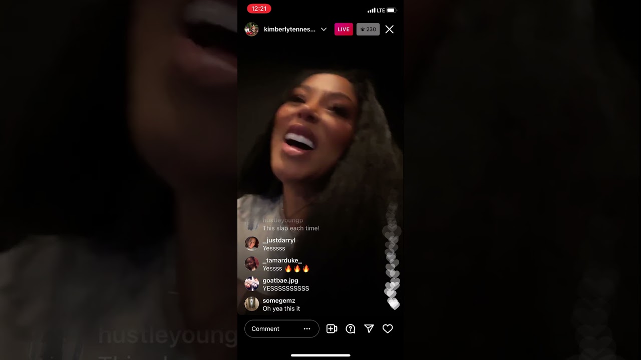 K. Michelle - Tender kisses (IG live)