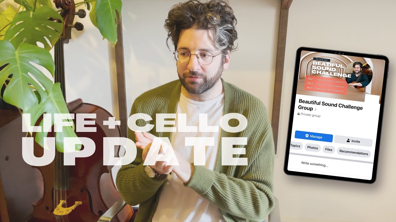 Cello after COVID | Italy to visit new cello | FREE tone-building workshop!