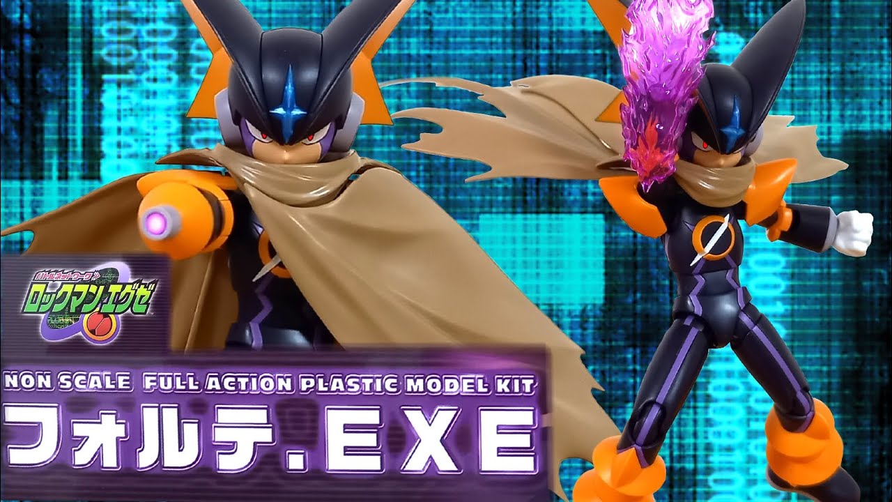 【プラモデル】コトブキヤ フォルテ.EXE【ロックマンエグゼ】/ PLASTIC MODEL KIT MEGAMAN BATTLE NETWORK BASS.EXE