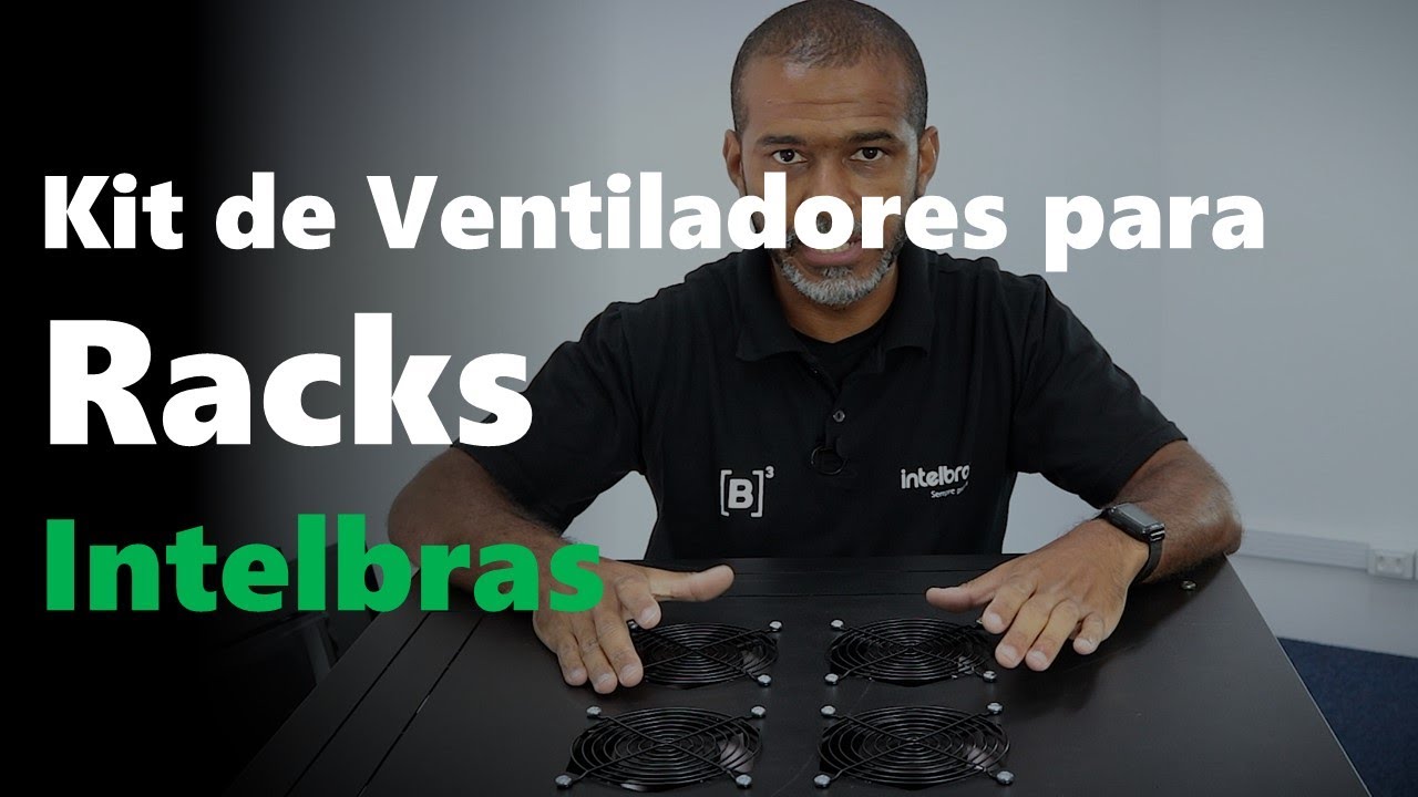 Aprenda a montar os kits de ventiladores para racks Intelbras
