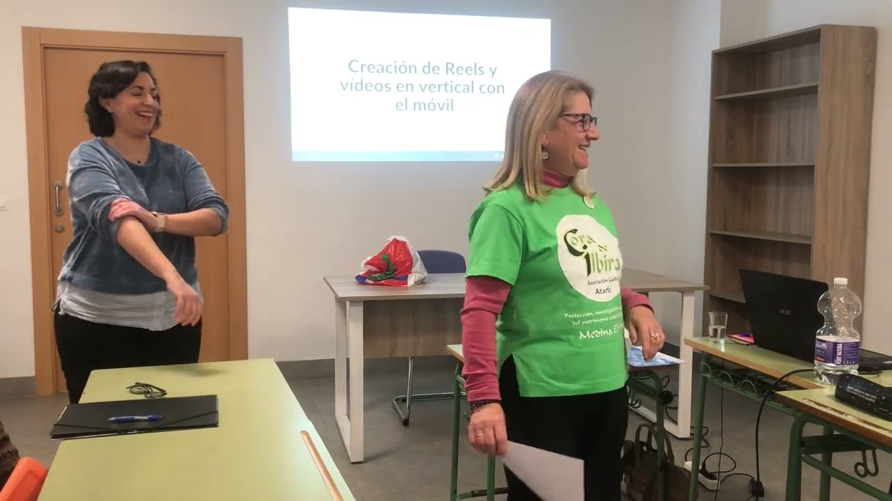 Primer día del taller creación de reels de La Cora de Ilbira parte 1