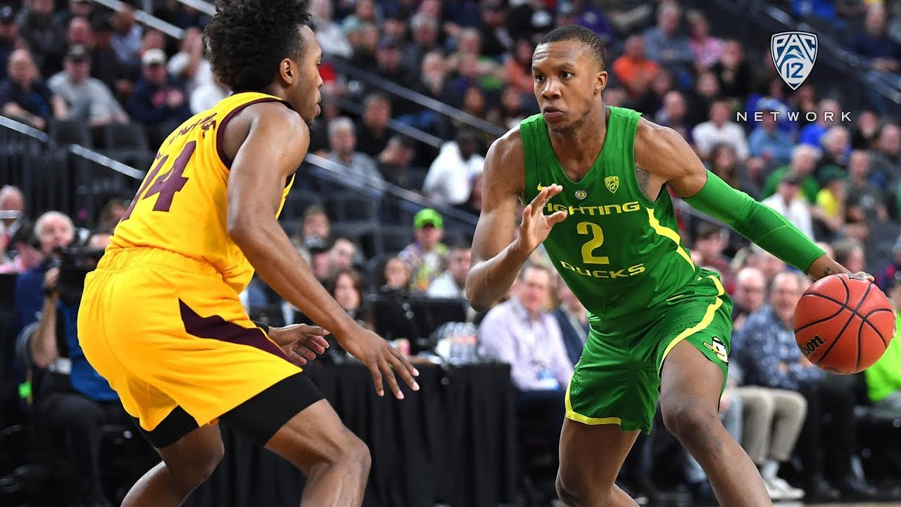 2019 Pac-12 Men's Basketball Tournament: No. 6 seed Oregon edges No. 2 Arizona State, will face...