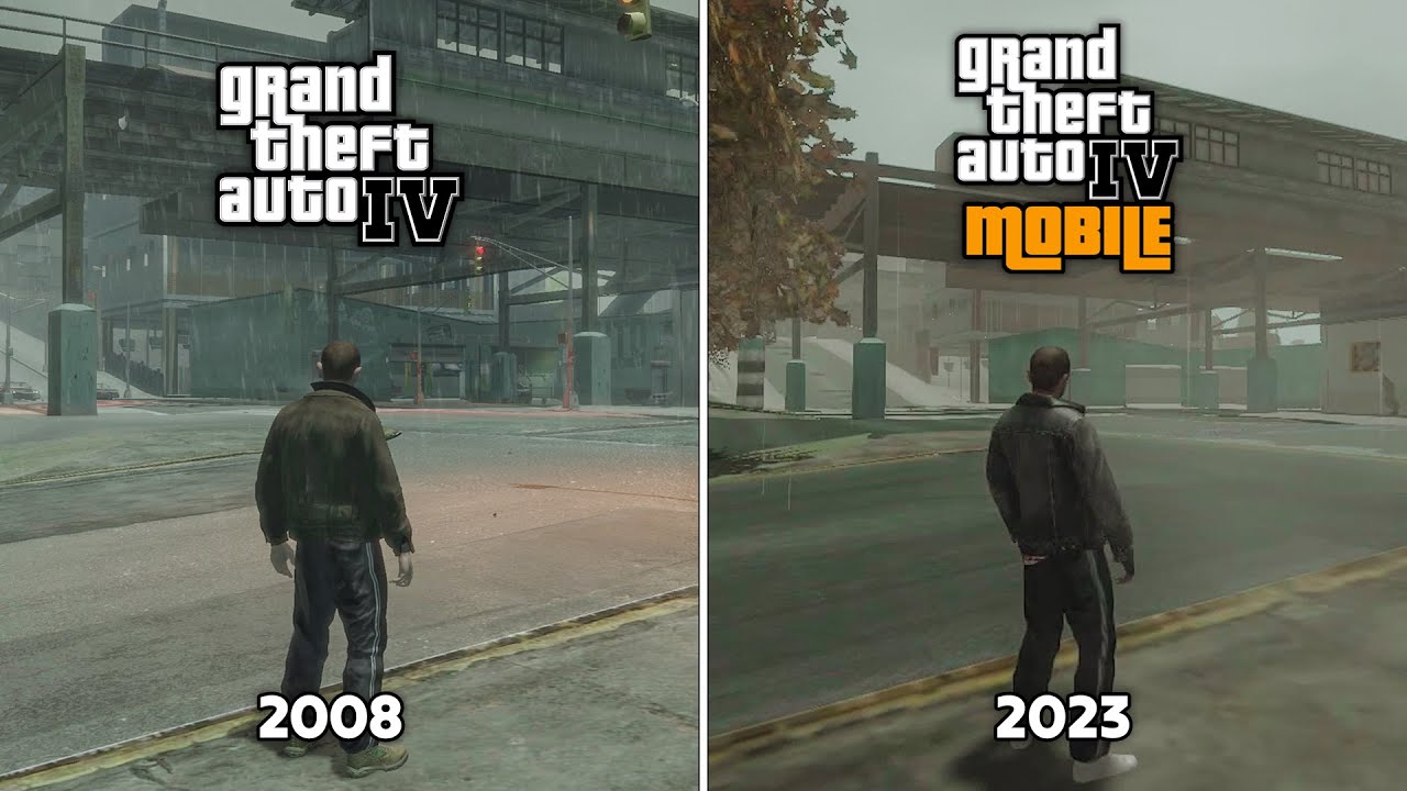 GTA IV Android против GTA IV PC - Сравнение физики и деталей