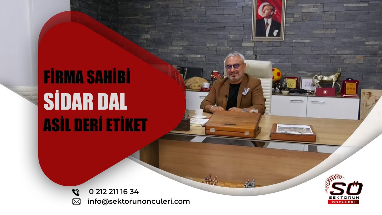 ASİL DERİ ETİKET - SİDAR DAL