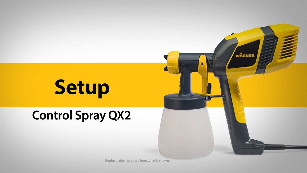 Wagner Control Spray QX2 Setup