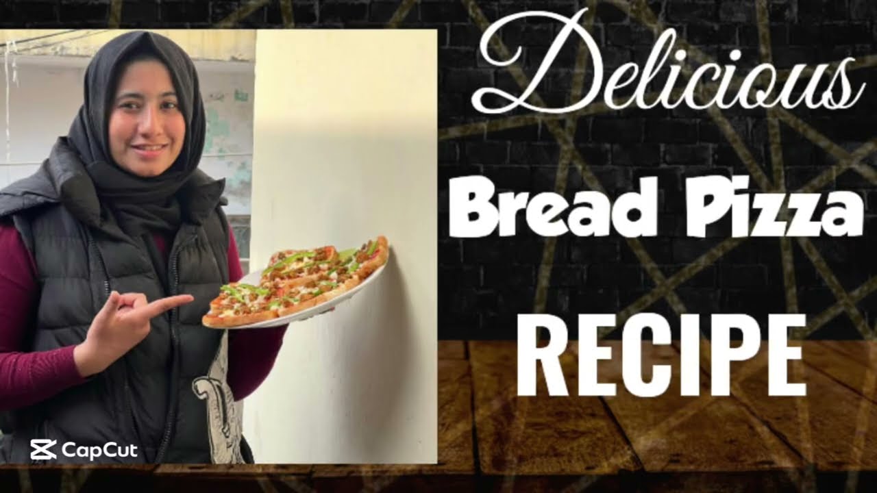 Day-7 without oven home-made bread pizza ￼