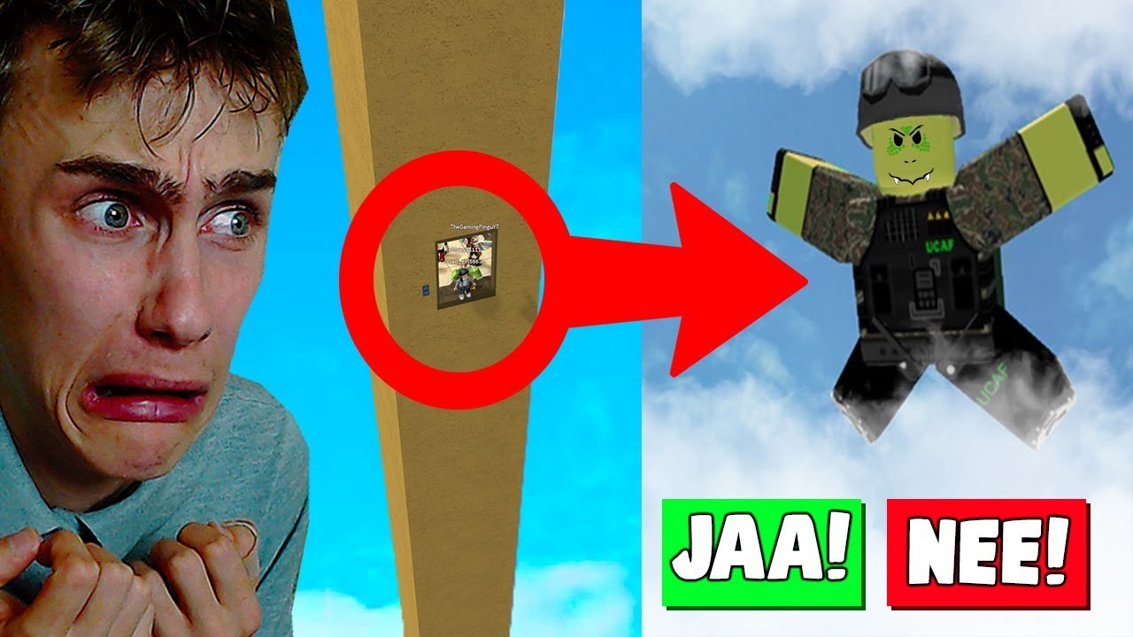 SPRINGEN OF NIET SPRINGEN IN ROBLOX!