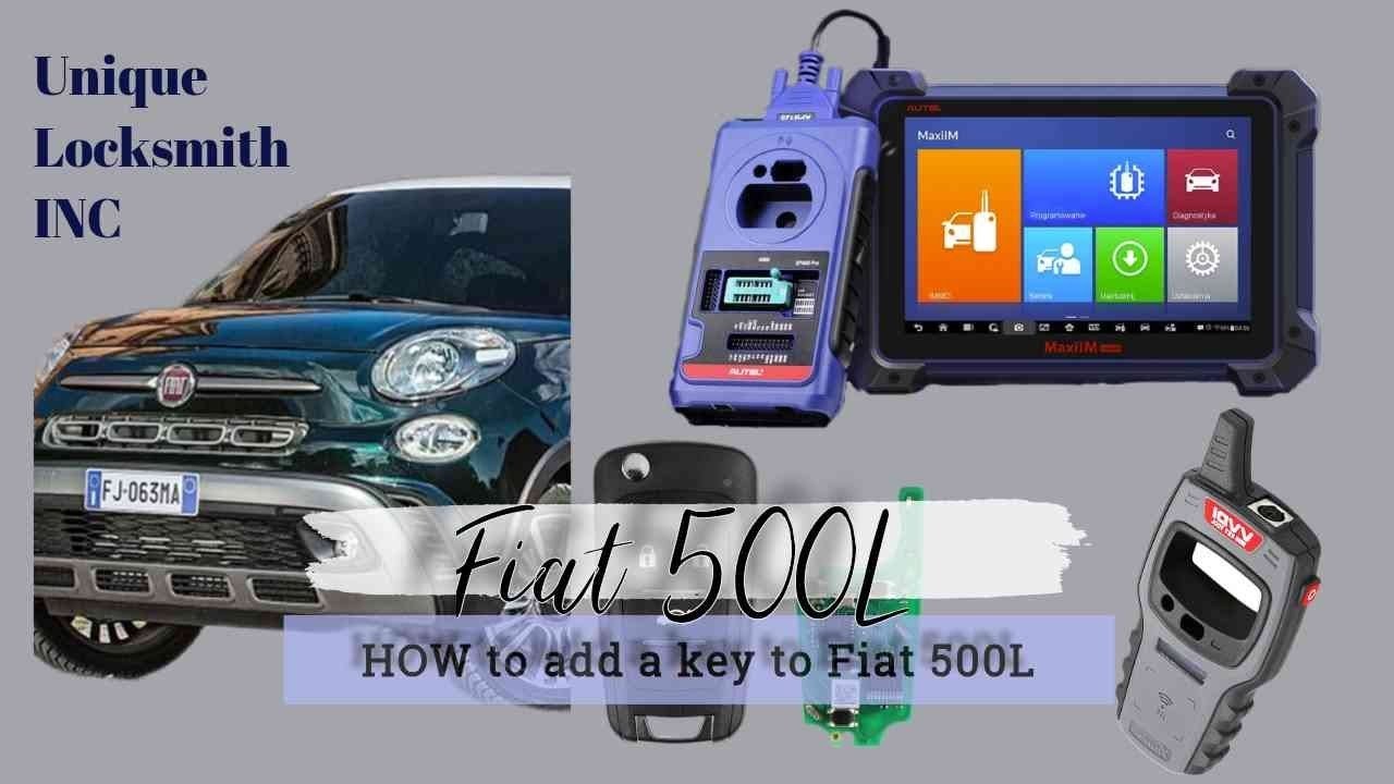 Step-by-Step Programming of an Xhorse XN Remote for Fiat 500L using Autel programmer