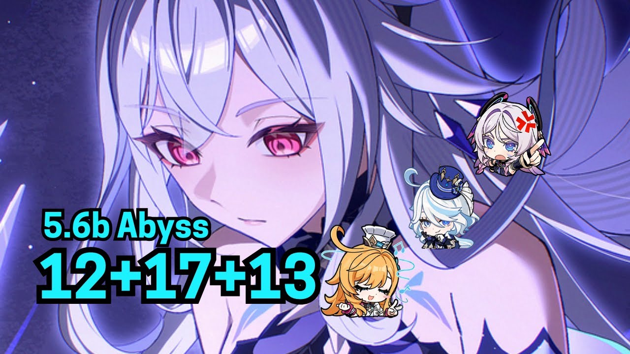 C2R1 Skirk 42s 5.6b Abyss Top Half ft. C0 Escoffier | Genshin Impact