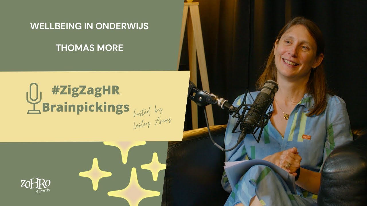 Wellbeing in het onderwijs: de aanpak van Thomas More | #ZigZagHR ZoHRo Awards 2025