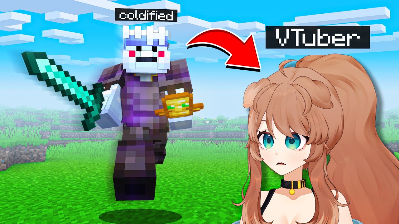 ¿Puede una VTuber GANARLE al MEJOR JUGADOR de MINECRAFT?