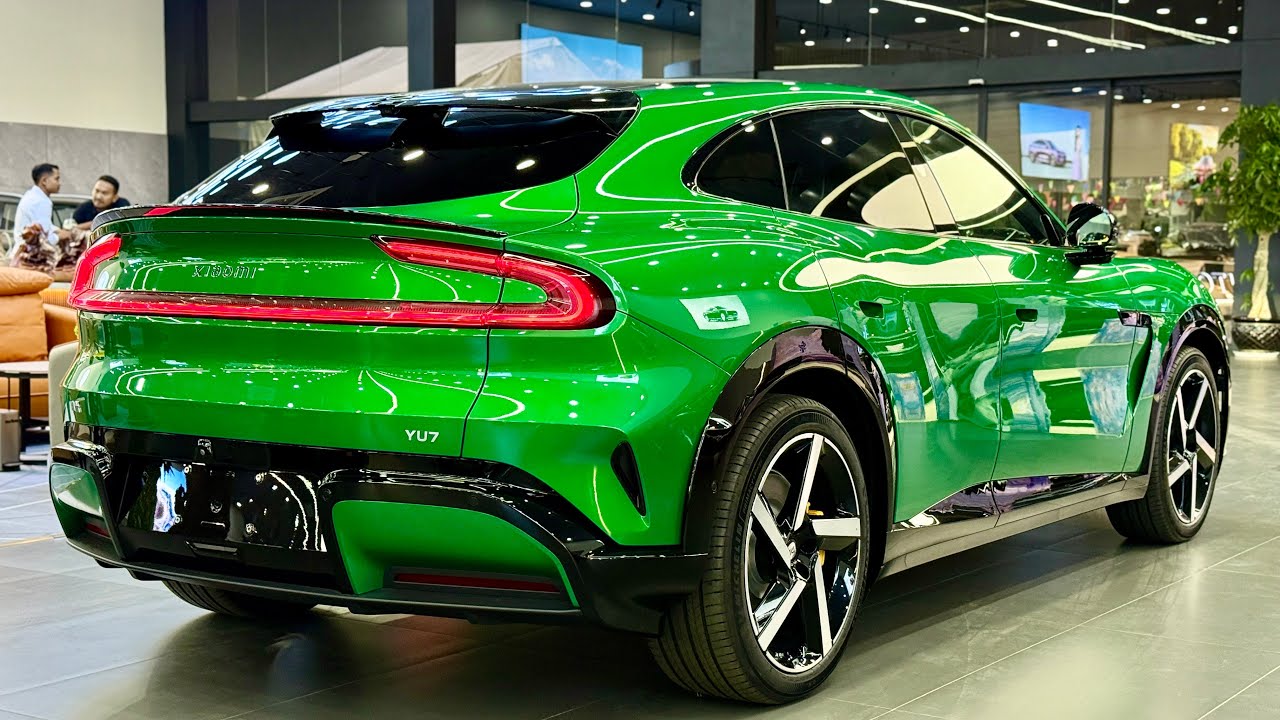 New 2026 Xiaomi YU7 Pro Green Color - Luxury Interior and exterior 
